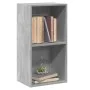 Estantería 2 niveles contrachapada gris hormigón 40x30x76,5cm by , Bookcases and shelves - Ref: Foro24-800931, Price: 39,74 €...