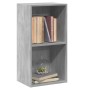 Estantería 2 niveles contrachapada gris hormigón 40x30x76,5cm von , Bücherregale und Regale - Ref: Foro24-800931, Preis: 39,9...