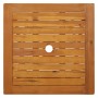 Folding garden table made of solid acacia wood 60x60x75 cm by vidaXL, Garden tables - Ref: Foro24-313595, Price: 68,27 €, Dis...