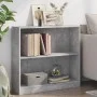 Estantería de madera contrachapada gris hormigón 80x24x75 cm de , Librerías y estanterías - Ref: Foro24-800895, Precio: 46,55...