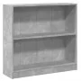 Estantería de madera contrachapada gris hormigón 80x24x75 cm de , Librerías y estanterías - Ref: Foro24-800895, Precio: 46,55...