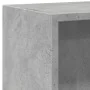 Estantería de madera contrachapada gris hormigón 80x24x75 cm de , Librerías y estanterías - Ref: Foro24-800895, Precio: 46,55...