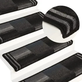 Alfombrillas escalera autoadhesivas 5uds negro y gris 65x21x4cm von , Treppenmatten - Ref: Foro24-149842, Preis: 30,84 €, Rab...