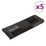Alfombrillas escalera autoadhesivas 5uds negro y gris 65x21x4cm von , Treppenmatten - Ref: Foro24-149842, Preis: 31,38 €, Rab...