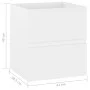 Armario para lavabo madera contrachapada blanco 41x38,5x45 cm by , Bathroom furniture - Ref: Foro24-804728, Price: 49,28 €, D...