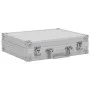 Maletín para armas de aluminio y ABS plateado by , Firearm cases - Ref: Foro24-91868, Price: 26,69 €, Discount: %