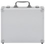Maletín para armas de aluminio y ABS plateado by , Firearm cases - Ref: Foro24-91868, Price: 26,69 €, Discount: %