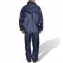 Chubasquero impermeable pantalón sudadera hombre azul marino L de , Trajes impermeables - Ref: Foro24-130186, Precio: 23,46 €...