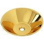 Lavabo 42x14 cm cerámica dorado by , Sinks - Ref: Foro24-143494, Price: 66,80 €, Discount: %