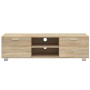 Mueble para TV madera contrachapada roble Sonoma 140x40,5x35 cm von , TV-Möbel - Ref: Foro24-342623, Preis: 103,15 €, Rabatt: %