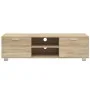 Mueble para TV madera contrachapada roble Sonoma 140x40,5x35 cm von , TV-Möbel - Ref: Foro24-342623, Preis: 101,60 €, Rabatt: %