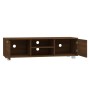 Mueble para TV madera contrachapada marrón roble 140x40,5x35 cm von , TV-Möbel - Ref: Foro24-342628, Preis: 103,15 €, Rabatt: %