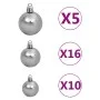 Árbol de Navidad artificial con bisagras 300 LED y bolas 300 cm by , Christmas trees - Ref: Foro24-3210178, Price: 354,95 €, ...