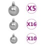 Árbol de Navidad artificial con bisagras 300 LED y bolas 300 cm von , Weihnachtsbäume - Ref: Foro24-3210178, Preis: 361,80 €,...