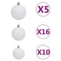 Árbol de Navidad artificial con bisagras 300 LED y bolas 300 cm by , Christmas trees - Ref: Foro24-3210178, Price: 354,95 €, ...