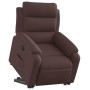 Sillón eléctrico reclinable elevable de tela marrón oscuro by , Armchairs - Ref: Foro24-3205009, Price: 345,44 €, Discount: %