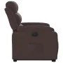 Sillón eléctrico reclinable elevable de tela marrón oscuro by , Armchairs - Ref: Foro24-3205009, Price: 371,36 €, Discount: %