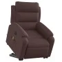 Sillón masaje eléctrico reclinable elevable tela marrón oscuro by , Armchairs - Ref: Foro24-3205021, Price: 380,93 €, Discoun...