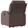 Sillón masaje eléctrico reclinable elevable tela marrón oscuro von , Sessel - Ref: Foro24-3205021, Preis: 351,19 €, Rabatt: %