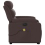 Sillón masaje eléctrico reclinable elevable tela marrón oscuro von , Sessel - Ref: Foro24-3205021, Preis: 351,19 €, Rabatt: %