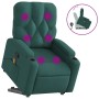 Silla de masaje reclinable de pie de tela verde oscura von , Sessel - Ref: Foro24-3204728, Preis: 285,97 €, Rabatt: %