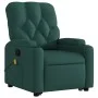 Silla de masaje reclinable de pie de tela verde oscura by , Armchairs - Ref: Foro24-3204728, Price: 321,01 €, Discount: %