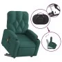Silla de masaje reclinable de pie de tela verde oscura by , Armchairs - Ref: Foro24-3204728, Price: 321,01 €, Discount: %