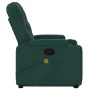 Silla de masaje reclinable de pie de tela verde oscura by , Armchairs - Ref: Foro24-3204728, Price: 321,01 €, Discount: %
