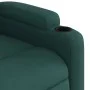 Silla de masaje reclinable de pie de tela verde oscura by , Armchairs - Ref: Foro24-3204728, Price: 321,01 €, Discount: %