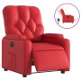 Sillón reclinable eléctrico de cuero sintético rojo by , Armchairs - Ref: Foro24-3204763, Price: 245,45 €, Discount: %