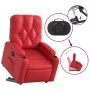 Sillón reclinable elevable cuero artificial rojo by , Armchairs - Ref: Foro24-3204777, Price: 287,86 €, Discount: %