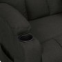 Sillón reclinable de tela negro by , Armchairs - Ref: Foro24-348531, Price: 236,00 €, Discount: %