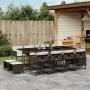 Set muebles de jardín 13 pzas y cojines ratán sintético marrón by , Garden sets - Ref: Foro24-3211341, Price: 721,99 €, Disco...