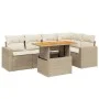 Juego de sofás jardín con cojines 6 pzas ratán sintético beige by , Garden sets - Ref: Foro24-3271303, Price: 470,36 €, Disco...