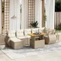 Juego de sofás de jardín con cojines beige 8 pzas ratán PE von , Gartensets - Ref: Foro24-3275823, Preis: 626,19 €, Rabatt: %