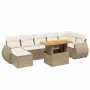 Set of garden sofas with beige cushions 8 pcs PE rattan by , Garden sets - Ref: Foro24-3275823, Price: 626,86 €, Discount: %