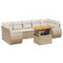 Juego de sofás de jardín con cojines beige 8 pzas ratán PE von , Gartensets - Ref: Foro24-3272108, Preis: 613,30 €, Rabatt: %