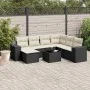 Set de sofás de jardín 8 piezas y cojines ratán sintético negro von , Gartensets - Ref: Foro24-3255243, Preis: 487,52 €, Raba...