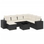 Set de sofás de jardín 8 piezas y cojines ratán sintético negro by , Garden sets - Ref: Foro24-3255243, Price: 477,89 €, Disc...