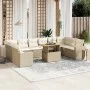 Set de sofás de jardín 11pzas con cojines ratán sintético beige von , Gartensets - Ref: Foro24-3271485, Preis: 766,63 €, Raba...