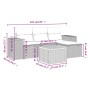 Set de muebles de jardín 5 pzas y cojines ratán sintético negro by , Garden sets - Ref: Foro24-3257743, Price: 305,65 €, Disc...