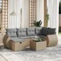 Juego de sofás jardín con cojines beige mezcla 7 pzas ratán PE von , Gartensets - Ref: Foro24-3264115, Preis: 457,34 €, Rabat...
