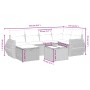 Juego de sofás jardín con cojines beige mezcla 7 pzas ratán PE by , Garden sets - Ref: Foro24-3264115, Price: 443,80 €, Disco...