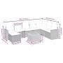 Set de sofás de jardín 9 pzas con cojines ratán sintético beige by , Garden sets - Ref: Foro24-3264873, Price: 602,11 €, Disc...