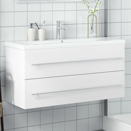 Mueble de baño con lavabo integrado blanco von , Badezimmerwaschtische - Ref: Foro24-3278794, Preis: 336,97 €, Rabatt: %