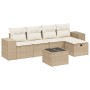 Juego de sofás jardín con cojines 6 pzas ratán sintético beige de , Conjuntos de jardín - Ref: Foro24-3264404, Precio: 394,24...