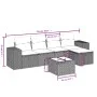 Juego de sofás jardín con cojines 6 pzas ratán sintético beige by , Garden sets - Ref: Foro24-3264404, Price: 410,18 €, Disco...