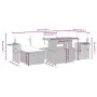 Set sofás de jardín 7 piezas y cojines ratán sintético beige von , Gartensets - Ref: Foro24-3275704, Preis: 539,09 €, Rabatt: %