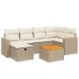 Set sofás de jardín 7 piezas y cojines ratán sintético beige by , Garden sets - Ref: Foro24-3264838, Price: 486,72 €, Discoun...