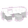 Set sofás de jardín 7 piezas y cojines ratán sintético beige von , Gartensets - Ref: Foro24-3264838, Preis: 452,14 €, Rabatt: %